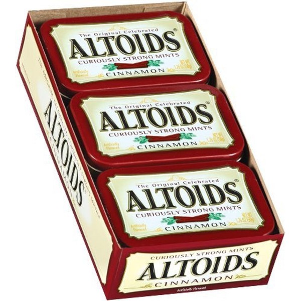 Altoids Altoids Curiously Strong Mints, Cinnamon, 1.76oz Per Tin, 6
