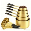 10-Pcs Stainless Steel Measuring Cups & Spoons Set, Gold