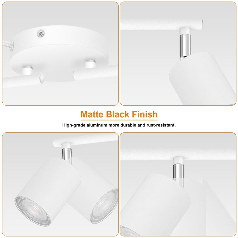 Plug in Track Lighting LED, Track Lighting Fixtures Ceiling, White