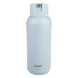 Oasis Ceramic Lined Stainless Steel Triple Wall Insulated 'Moda' Drink Bottle 1L - Sea Mist