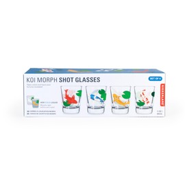 Kikkerland Koi Color-Changing Sake Glasses