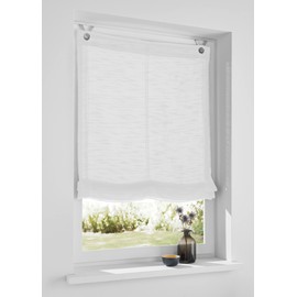 Kutti Roman Blind with Eyelets Celtic Cream Width Approx. 45 x Height 140 cm