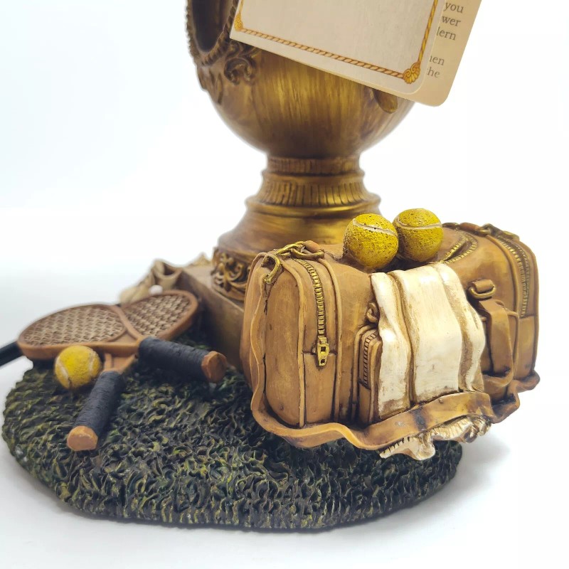 Antique Tennis Trophy Table Lamp