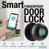 Smart Fingerprint Door Lock, Bluetooth and Tuya App Integration Keyless,