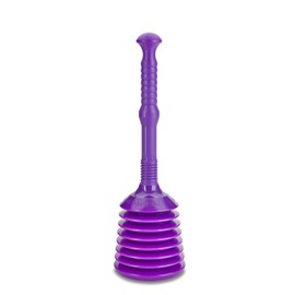 Plunger – Fix Blocked Drains and Sinks with our Big Master Plunger – (Purple) by Turboproducts