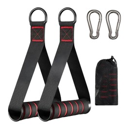 Heavy Duty Exercise Handles for Resistance Bands and Cable Machines, Tricep Rope Cable Attachment, Gym Equipment Handles Replacement, Home Gym Workout Grips, Supports Up to 260kg, Universal Fit