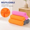 RUISTLI Rollo de Toallas de Microfibra, Paquete de 50, Rollo