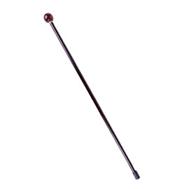 FootFitter Deluxe Long Walking Cane - Premium Walking Stick with Superior Elegant Handle (Made in Italy) (Tortoiseshell Knob)