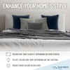 Blau Marité Decorative Velvet Throw Pillow Covers with Trim. Soft