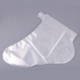 100-Pack Disposable Hygienic Vinyl Foot Socks for Moisturizing Vinyl Socks 100 Count 7ea