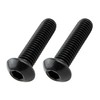POSH M8X30 900830-B9 Motorcycle Accessories Button Cap Bolts, Stainless Steel,