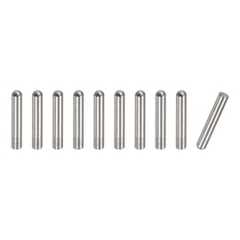 uxcell 4x8mm Dowel Pins, 10pcs 304 Stainless Steel Round Head Flat Chamfered End Dowel Pin Bunk Bed Pins Shelf Pegs Support Shelves Fasten Elements