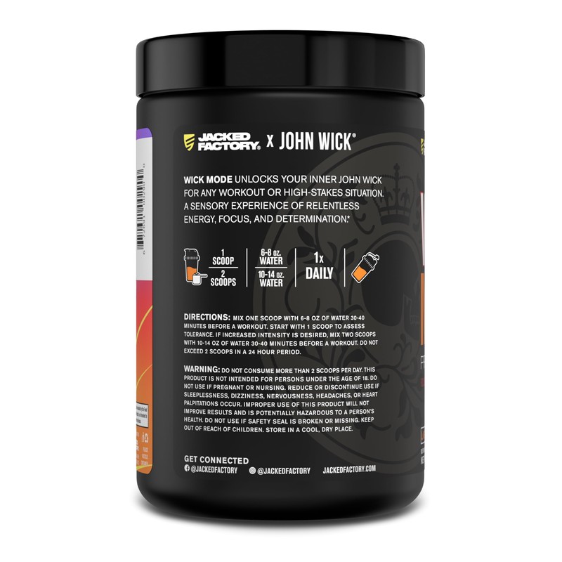 Jacked Factory X John Wick - Wick Mode Pre Workout