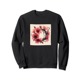 Crown Of Thorns Flower Cottagecore Graphic Sweatshirt