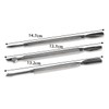 Mikinona 3pcs Stainless Steel Cuticle Remover Tool Manicure Tools Nail