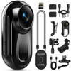 Mini Body Camera with 64GB Card, 1080P Thumb Action Camera