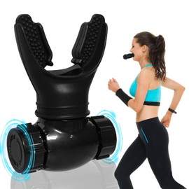 Lung trainer, breathing trainer, oxyfit breathing trainer, breathing trainer for the lungs, breathing training device for lung capacity with adjustable resistances to increase breathing endurance,