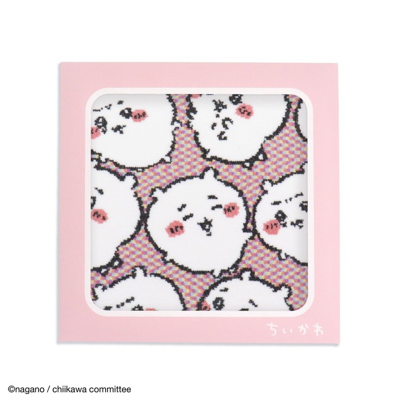 Chiikawa 41-5080250 Full Towel Handkerchief, Pink, Chenille, Packaged, Cute, Approx.