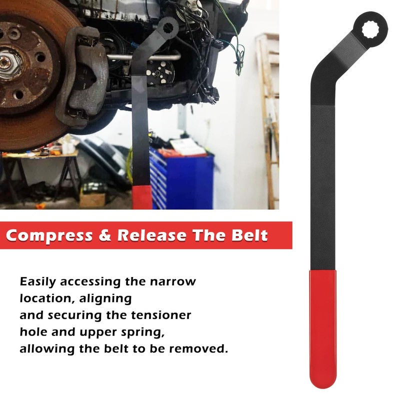 2 Pack 1016 Serpentine Belt Tensioner Tool Set Fit for