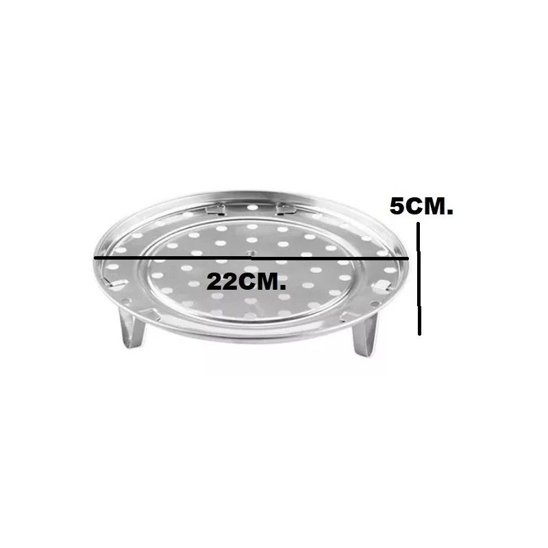 SARO STORE Rejilla Para Vaporera De Acero (22cm)