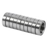 HilBeliFU 10Pcs 10x15x4mm Bearings, Double Shielded 6700ZZ Thin Bearing, Steel