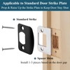 MOSECYOU Door Strike Shim Plates, Standard Size Spacer, Stainless Steel,