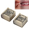 Tooth Keepsake Box Exquisite Polishing Process Engraving Pattern Durable Metal