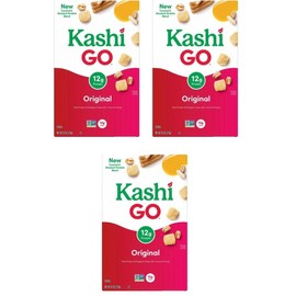 Generic KashiGo - Cold Breakfast Cereal - Vegan Protein - Original - 9.7 Oz Box - Pack of 3
