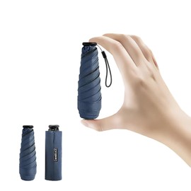 Parasol Folding Umbrella, Ultra Lightweight, 4.9 oz (140 g), UV Protection, Light Blocking, Heat Blocking, Folding Umbrella, Compact, Folding Parasol, UV Blocking, Sunscreen Protection, Rain or Shine