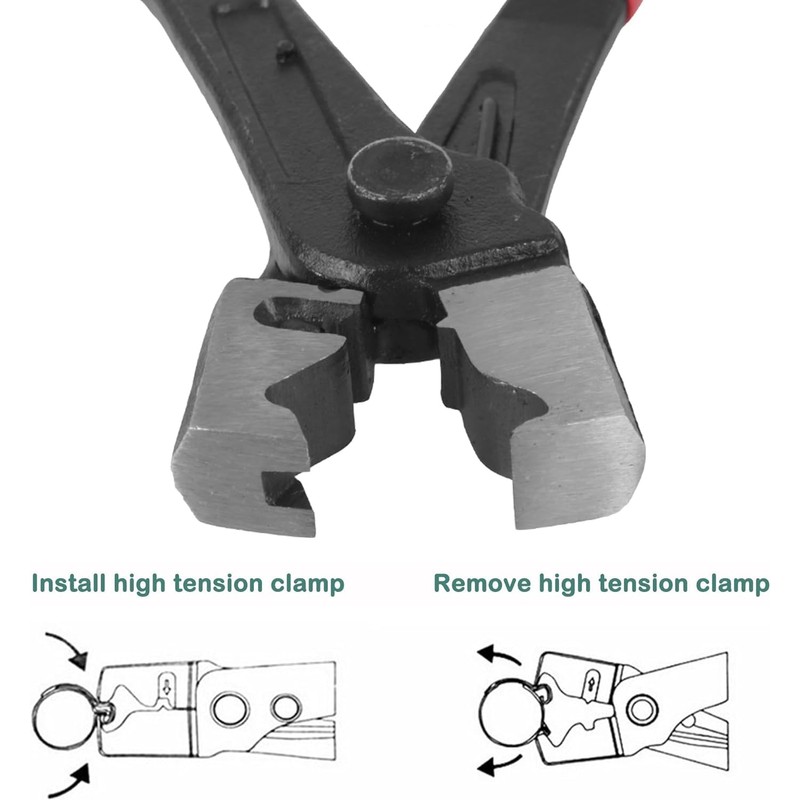 KEWAYO Hose Clamp Plier, 7 Inch Multi-purpose Heavy Duty CV