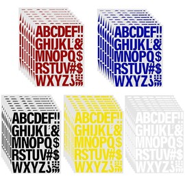 40 Sheets 1760 Pieces Iron on Letters for Clothes,1.6 Inch Heat Transfer Patches with A-Z Vinyl Letters Multi-Colors PU Alphabet Stickers for DIY Printing Craft Fabric T-Shirt Jersey (5-Colors)