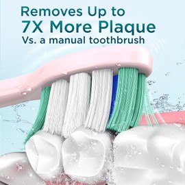 Fronix Electric Toothbrush for Adults with 8 Brush Heads, Sonic Toothbrush Rechargeable with a Holder & Travel Case, 2.5 Hours Charge for 120 Days Use