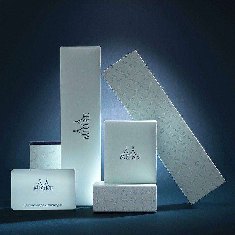 Miore Earrings for Kids studs Heart 925 Sterling Silver