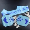Pack of 2 Baby Shower Sashes, Mummy to Be Sash,