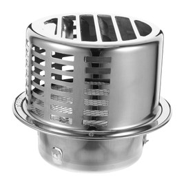 SHINEOFI Hood Vents for Kitchen Sturdy Stainless Steel Exhaust Vent Cover Waterproof Wall Ceiling Easy Installation