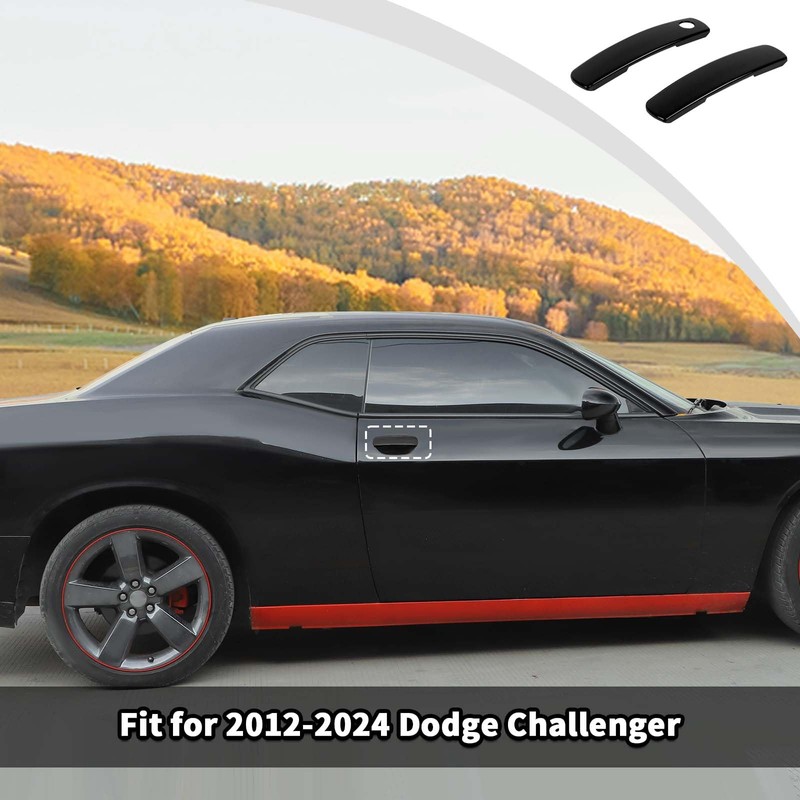 Voodonala for Challenger Door Handle Cover Trim Embellishment Fit for