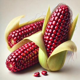 Strawberry Corn Seeds – Zea Mays | Annual | Unique Popcorn Variety with Deep Red Kernels & Decorative Appeal