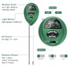 SONKIR Soil pH Meter, MS01 3-in-1 Soil Moisture/Light/pH Tester Gardening