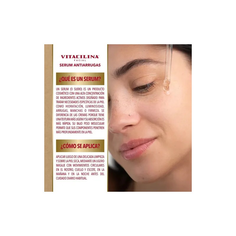 Vitacilina Sérum Antiarrugas Facial Retinol Ácido Hialurónico 30ml