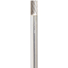 Drill America SA-5 Carbide Burr/Rotary File Cylindrical Double Cut for Die Grinder 1/2" Dia. x 1" Cut Length with 1/4" Shank and 6" Overall Length, DUL Series