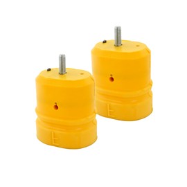 2Pcs Rear Bump Stop Fit For Ford F250 F350 Super Duty 4wd 2008-2011，Leaf Spring Jounce Bumpers Replace #8C3Z-4730-F