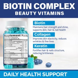 Morex Vitamins Gomitas Biotina Colágeno Para Cabello