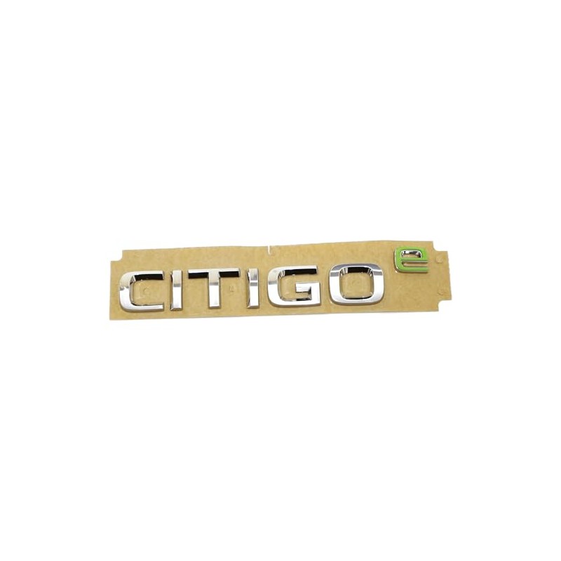 Skoda 1ST853687EVGJ Lettering CITIGOe Sticker Emblem Logo Sign Chrome/Green