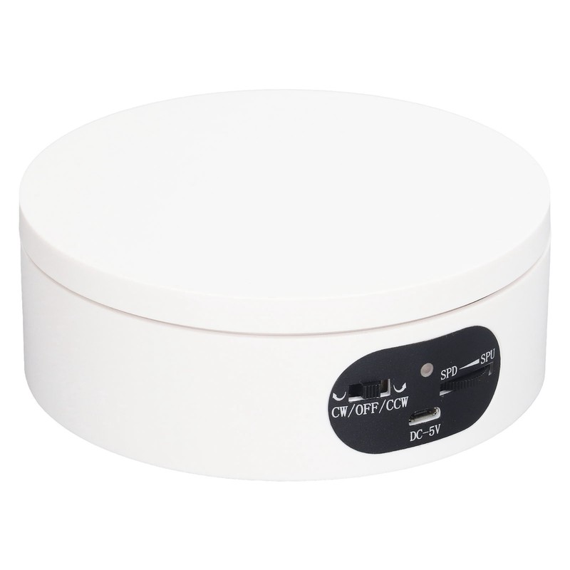 Rotating Display Stand 5.5lb Load Capacity 360 Degree Photography Turntable
