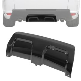 KUAFU Rear Bumper Skid Plate Compatible with 2014-2017 Land Rover Range Rover Sport Plastic (PP) Painted Black