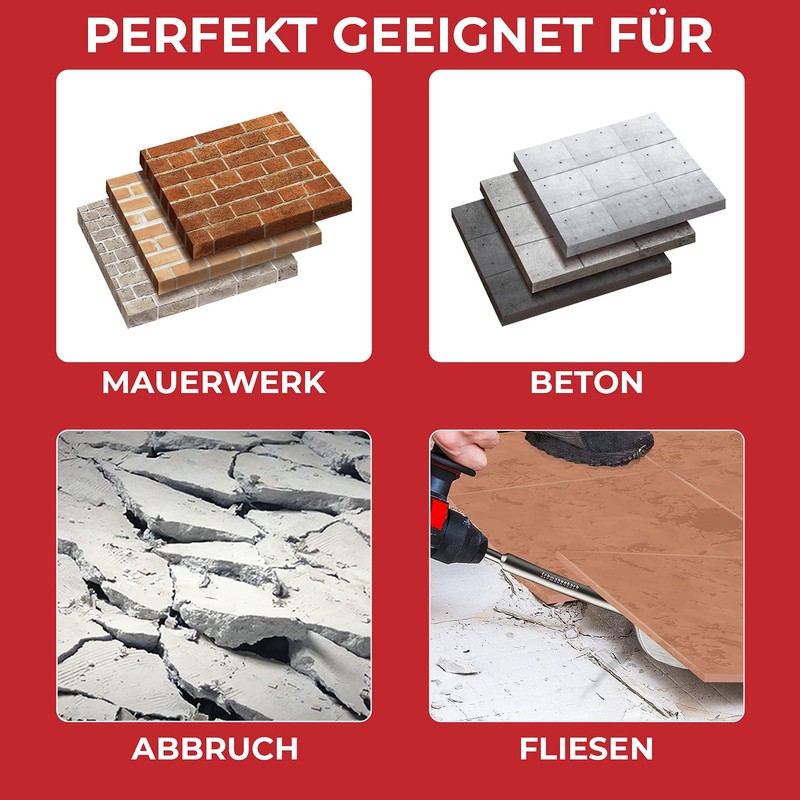 SCHWABENBACH® Scalpello per Piastrelle SDS Plus 75 x 250mm -