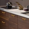 NIZADO 1 Pack Gold Cabinet Pulls, 7 9/16 Inch Kitchen