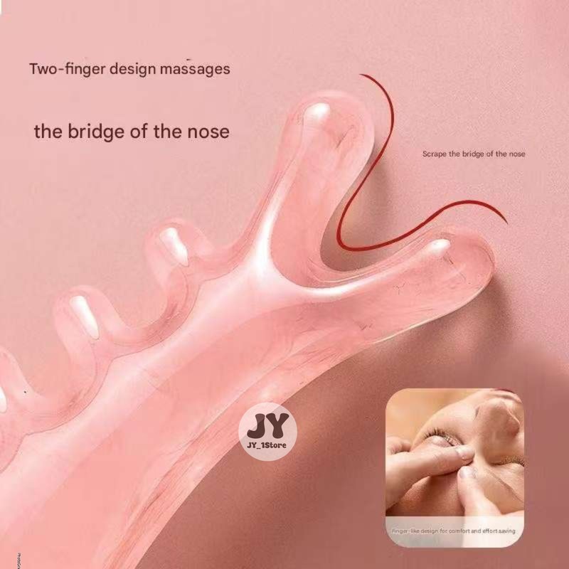1pc 4in1 Meridians Massage Comb Head Eye Face Ear Nose