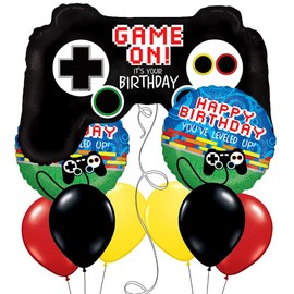 Video Game Controller Gaming Birthday Design Set of 9