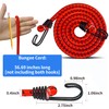 Hlogree 2PCS Car Cover Gust Straps Wind Protector,Bungee Cords Hook